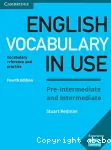 English vocabulary in use