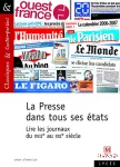 La Presse dans tous ses états : Lire les journaux du XVIIe au XXIe siècle