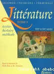 Littérature, tome 2