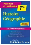 Parcours et méthodes Histoire Géographie Tle