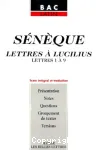 Sénèque Lettres à Lucilius : Lettres 1à 9