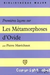 Les métamorphoses d'Ovide (étude de l'oeuvre)
