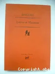 Lettres et Maximes
