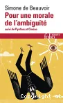 Pour une morale de l'ambiguité