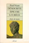 Démocrite, Epicure, Lucrèce