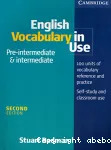 English vocabulary in use