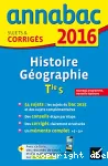 Annabac 2016 : Histoire Géographie : Terminale S : sujets et corrigés