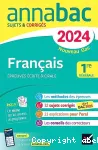 Annabac 2024 français 1re