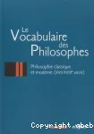 Le Vocabulaire des Philosophes II