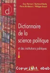 Dictionnaire de la science politique et des institutions politiques