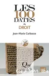 Les 100 dates du droit