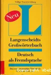Langenscheidts Grosswörterbuch Deutsch als Fremdsprache