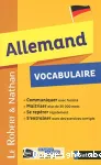 Allemand vocabulaire