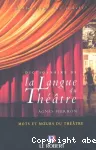 Dictionnaire de la langue du théâtre