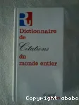 Dictionnaire de citations du monde entier