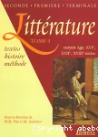 Littérature, tome 1