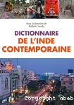 Dictionnaire de l'inde contemporaine