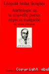 Anthologie de la nouvelle poésie nègre et malgache