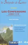 Les confessions. Livres I à IV