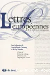 Lettres européennes : Manuel d'histoire de la littérature européenne