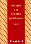 Lexique des termes juridiques