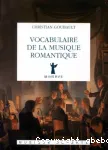 Vocabulaire de la musique romantique