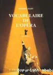 Vocabulaire de l'opéra