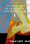 Vocabulaire de la musique contemporaine