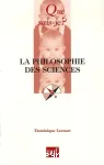 La philosophie des sciences