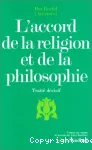 L'accord de la religion et de la philosophie