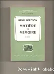 Matière et mémoire