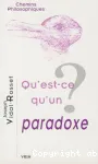 Qu'est-ce qu'un paradoxe?